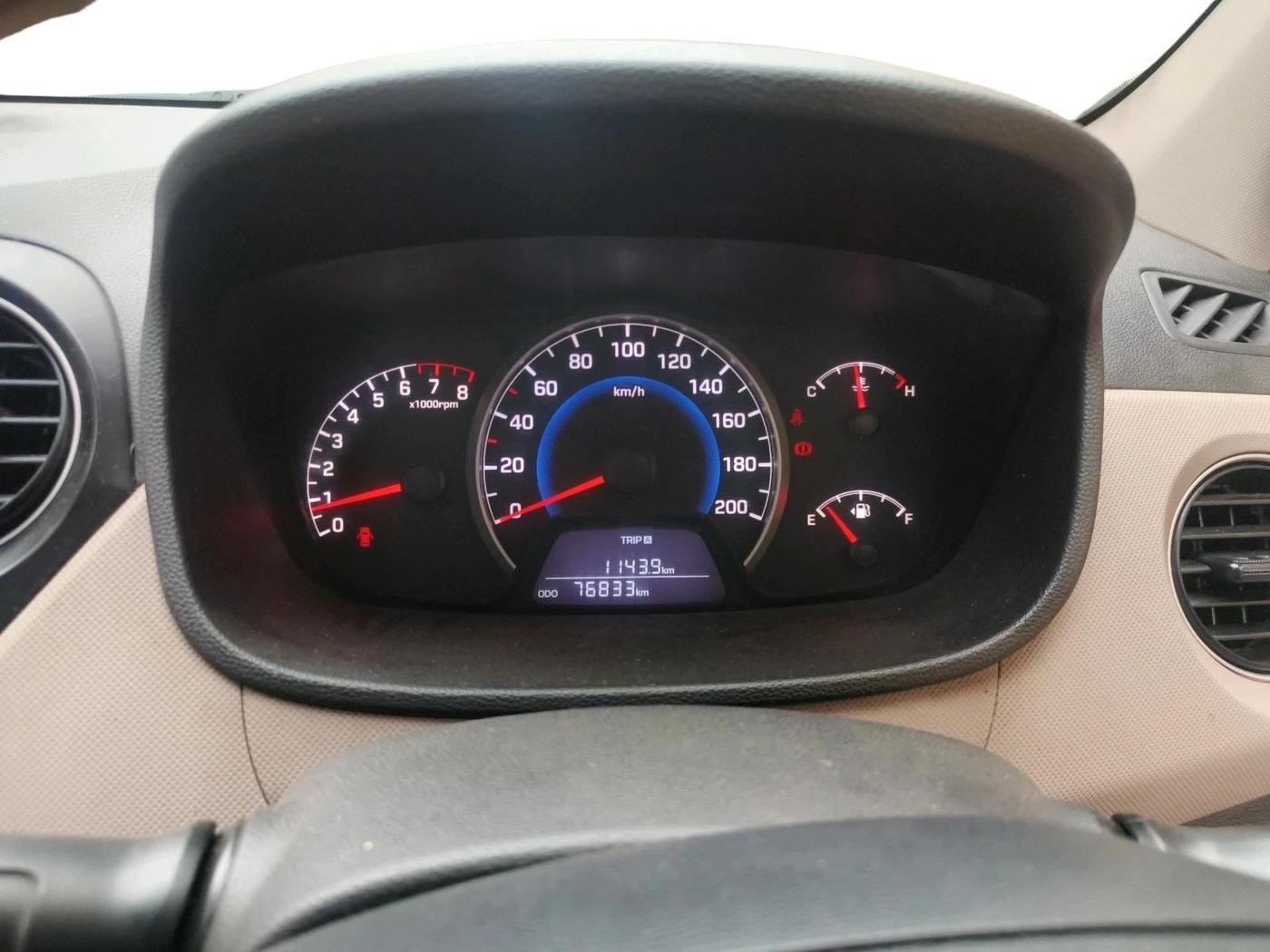 2014 Hyundai Grand i10 MAGNA 1.2 KAPPA VTVT, Petrol, Manual, 76,833 km, interior
