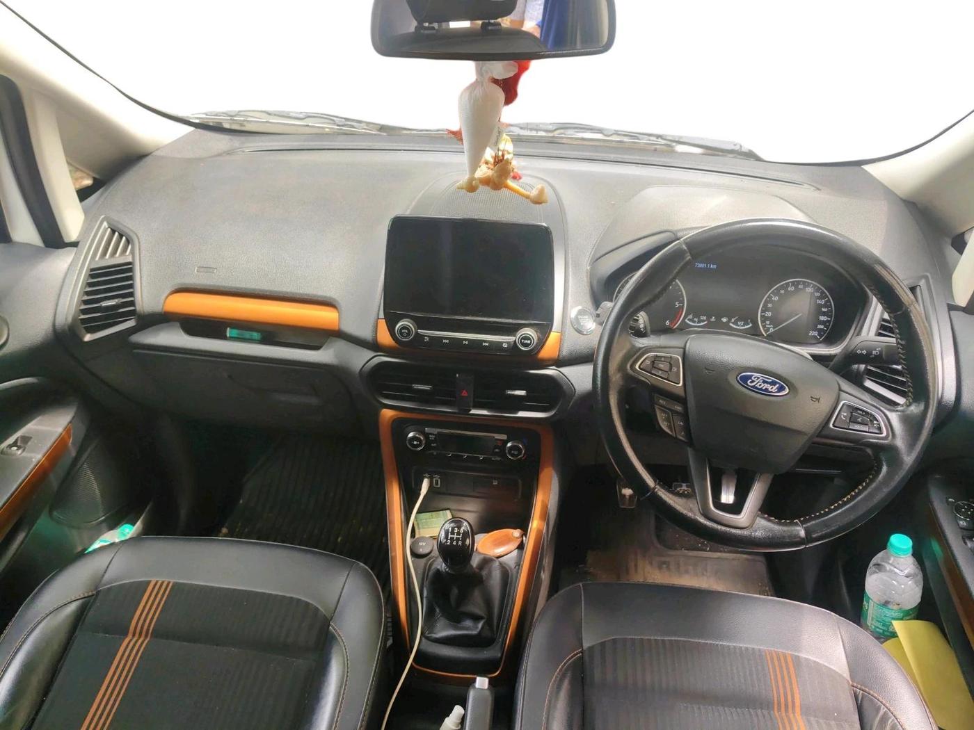 2019 Ford Ecosport TITANIUM 1.5L SPORTS(SUNROOF) DIESEL, Diesel, Manual, 73,991 km, interior