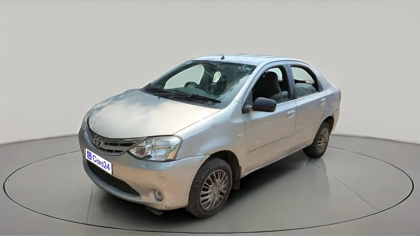 2012 Toyota Etios G, Petrol, Manual, 39,112 km, exterior