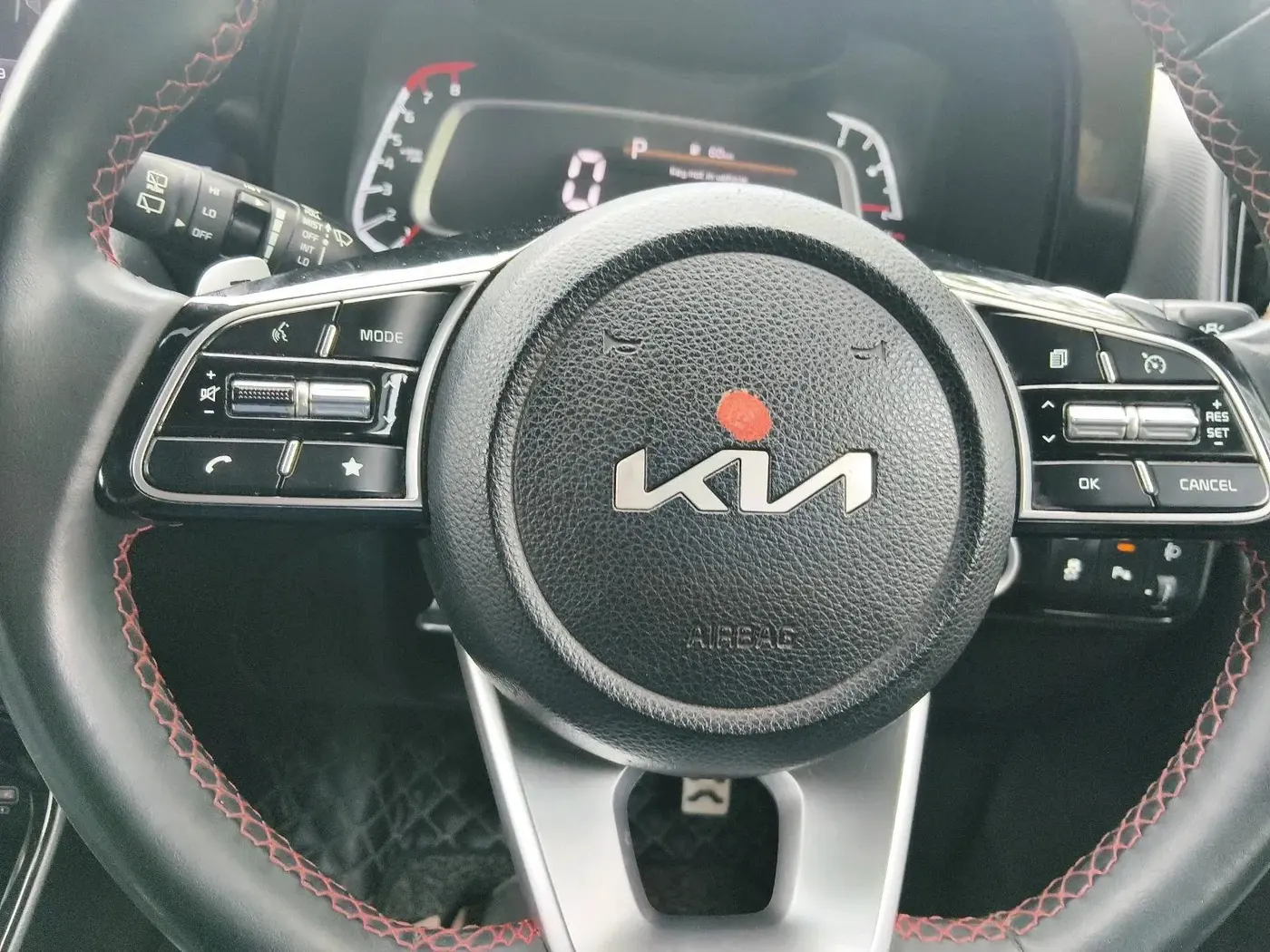 2022 KIA SONET X LINE 1.0 DCT, Petrol, Automatic, 77,067 km, interior