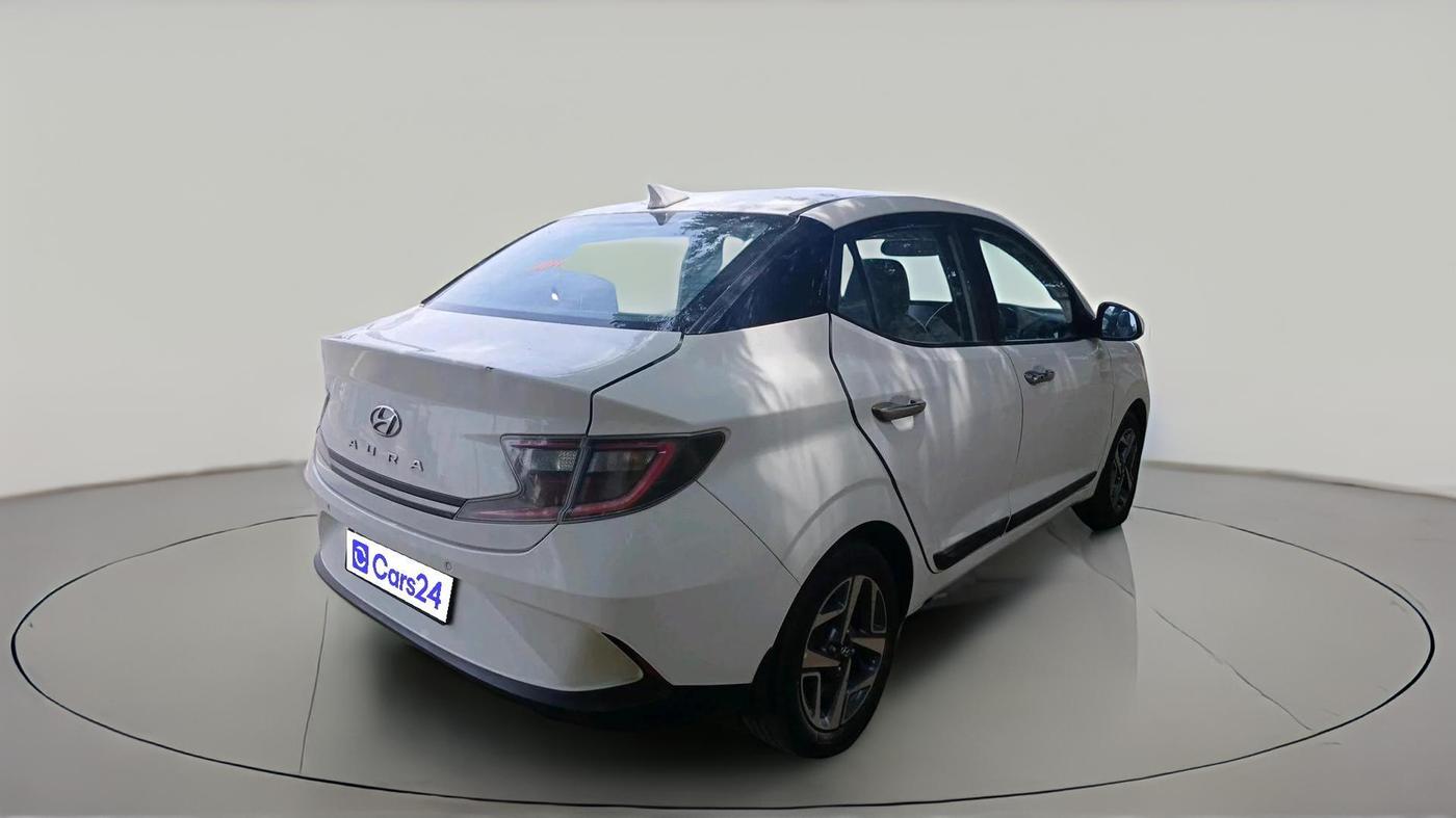 2020 Hyundai AURA SX PLUS 1.2 AMT, Petrol, Automatic, 36,139 km, exterior