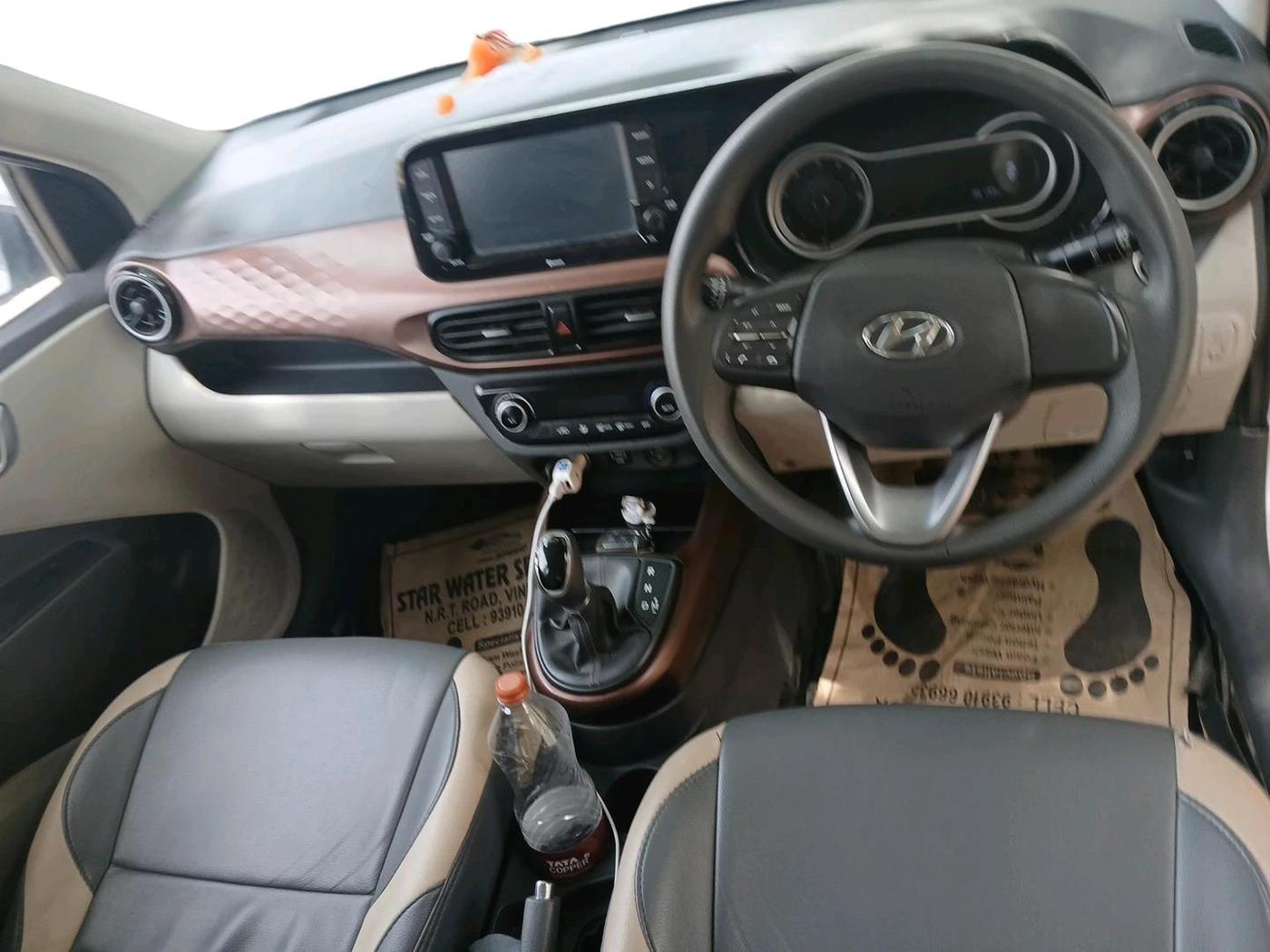 2020 Hyundai AURA SX PLUS 1.2 AMT, Petrol, Automatic, 36,139 km, interior