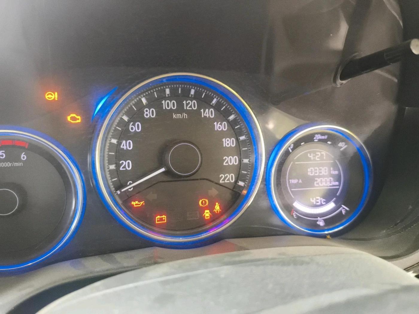 2015 Honda City 1.5L I-DTEC VX, Diesel, Manual, 1,03,381 km, interior