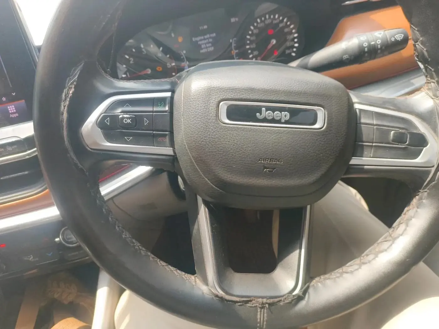 2022 Jeep Compass LIMITED (O) 2.0 DIESEL, Diesel, Manual, 1,17,941 km, interior