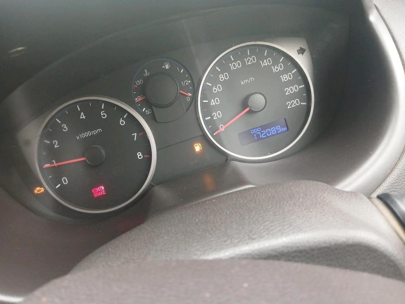 2011 Hyundai i20 SPORTZ 1.2, CNG, Manual, 1,72,089 km, interior