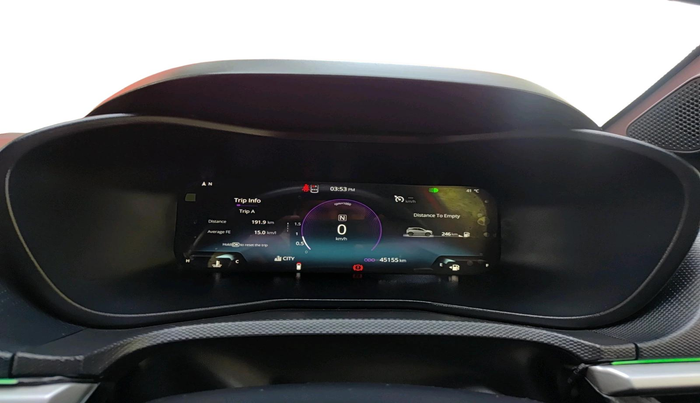 2023 Tata NEXON FEARLESS + SUNROOF AMT DUAL TONE 1.5 DIESEL, Diesel, Automatic, 45,155 km, interior