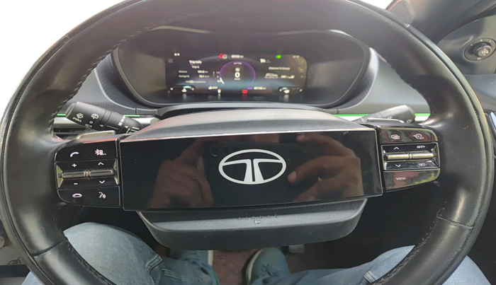 2023 Tata NEXON FEARLESS + SUNROOF AMT DUAL TONE 1.5 DIESEL, Diesel, Automatic, 45,155 km, interior