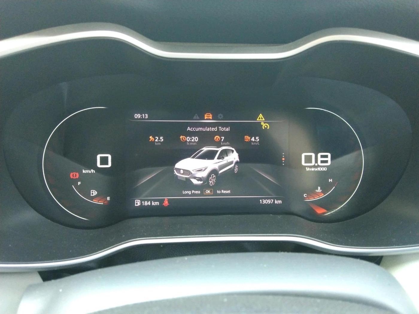 2022 MG ASTOR SMART 1.5 MT, Petrol, Manual, 13,097 km, interior