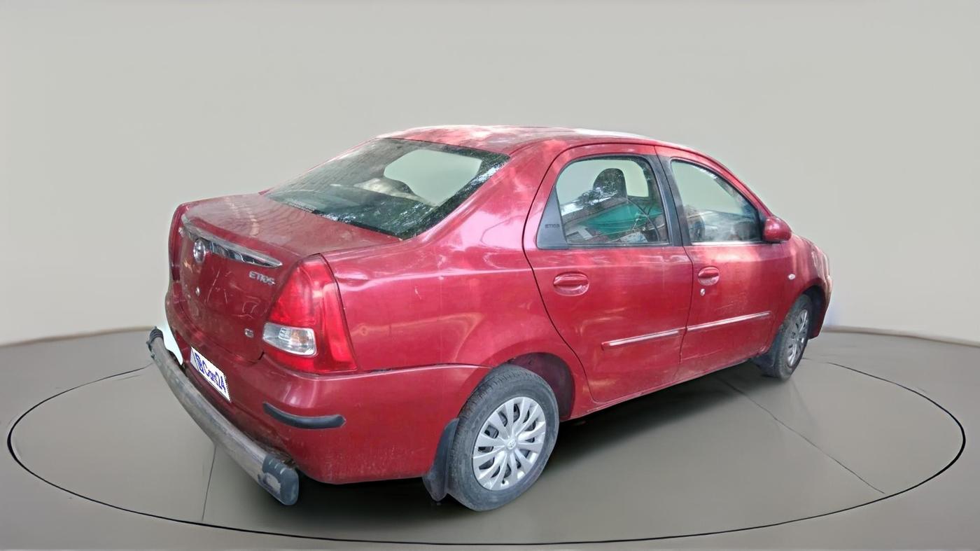 2011 Toyota Etios G, Petrol, Manual, 39,606 km, exterior