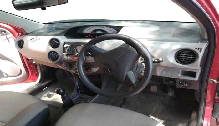 2011 Toyota Etios G, Petrol, Manual, 39,606 km, interior