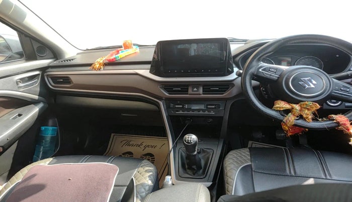 2022 Maruti BREZZA ZXI + SMART HYBRID, Petrol, Manual, 48,128 km, interior