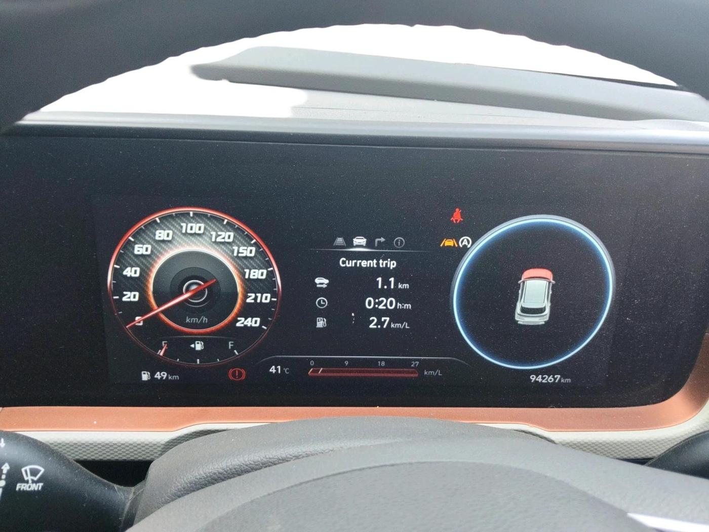 2024 Hyundai Creta SX (O) 1.5 PETROL, Petrol, Manual, 94,267 km, interior
