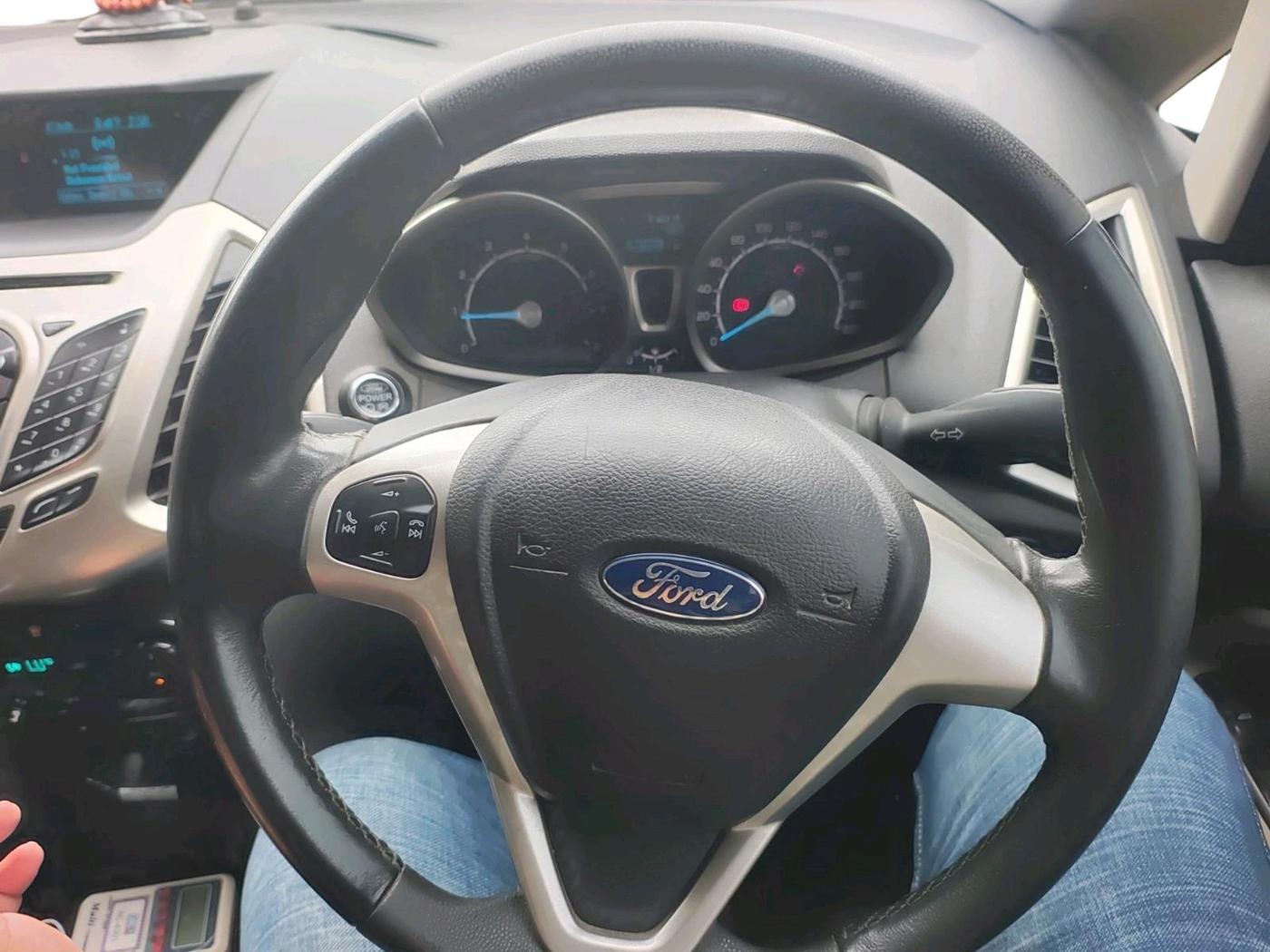 2016 Ford Ecosport TITANIUM 1.5L PETROL, CNG, Manual, 1,60,828 km, interior