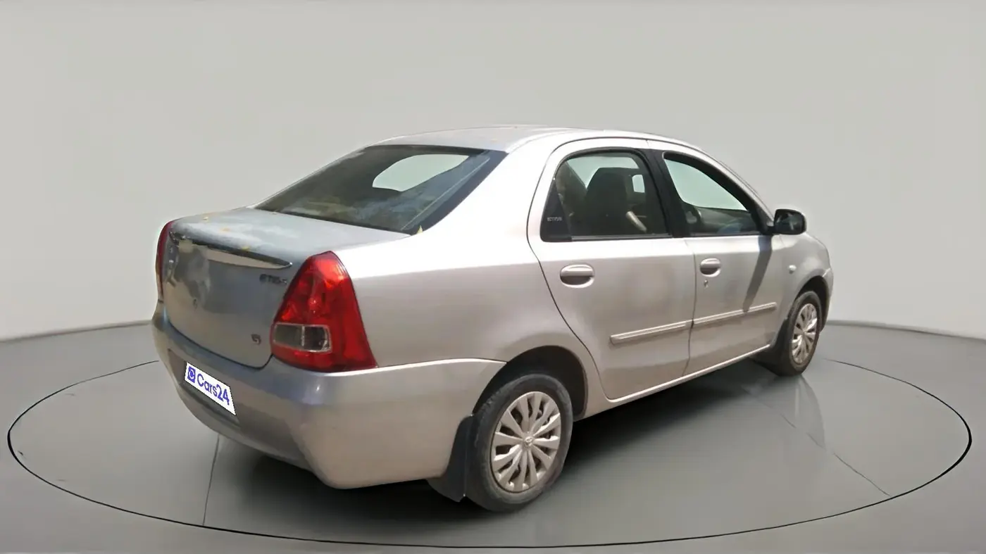 2011 Toyota Etios G, Petrol, Manual, 97,332 km, exterior