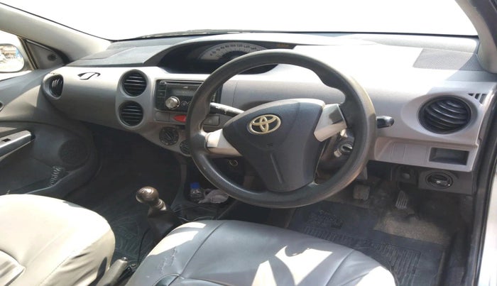 2011 Toyota Etios G, Petrol, Manual, 97,332 km, interior