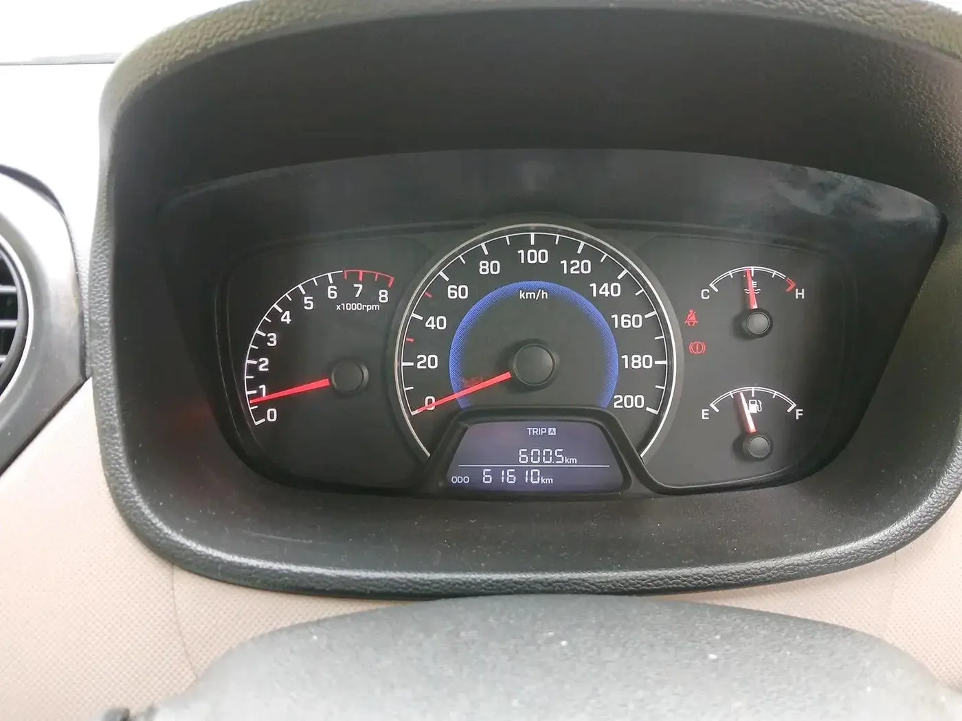 2015 Hyundai Grand i10 MAGNA 1.2 KAPPA VTVT, Petrol, Manual, 61,610 km, interior