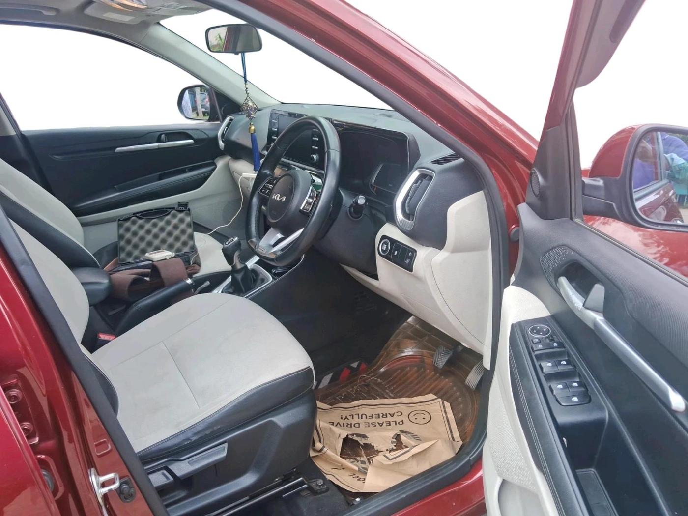 2021 KIA SONET HTX 1.0 IMT, Petrol, Manual, 56,207 km, interior