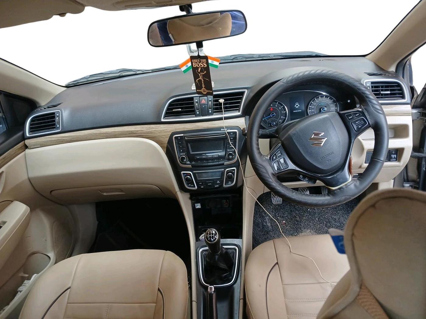 2018 Maruti Ciaz DELTA 1.5 SHVS MT PETROL, Petrol, Manual, 1,78,620 km, interior