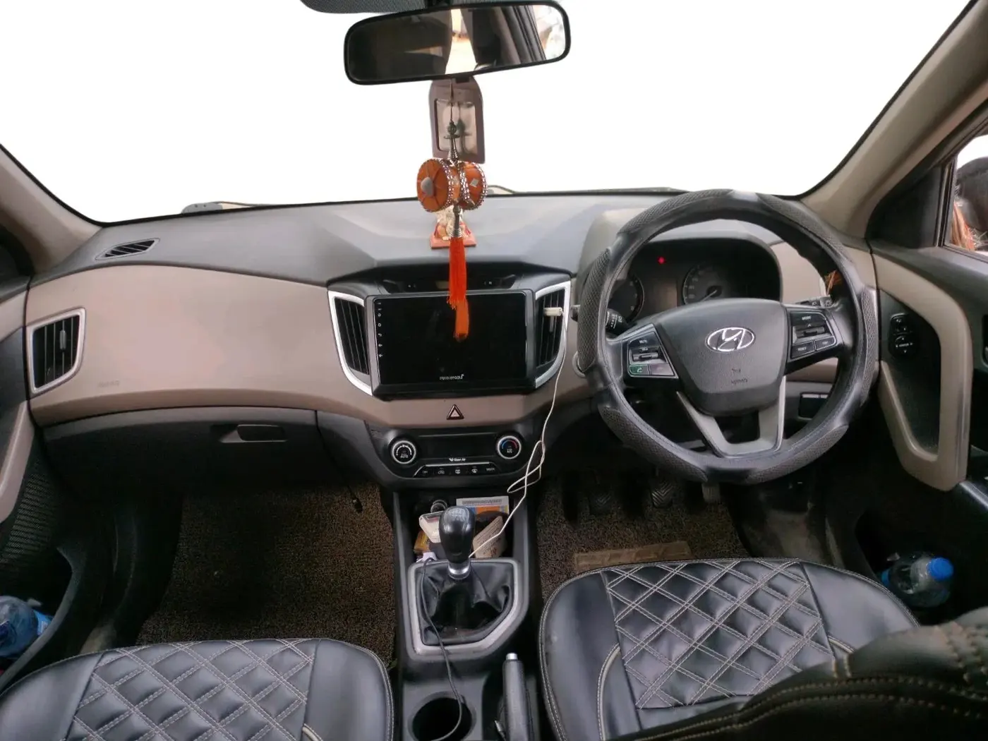 2016 Hyundai Creta  SX 1.6 Petrol , Petrol, Manual, 1,72,959 km, interior