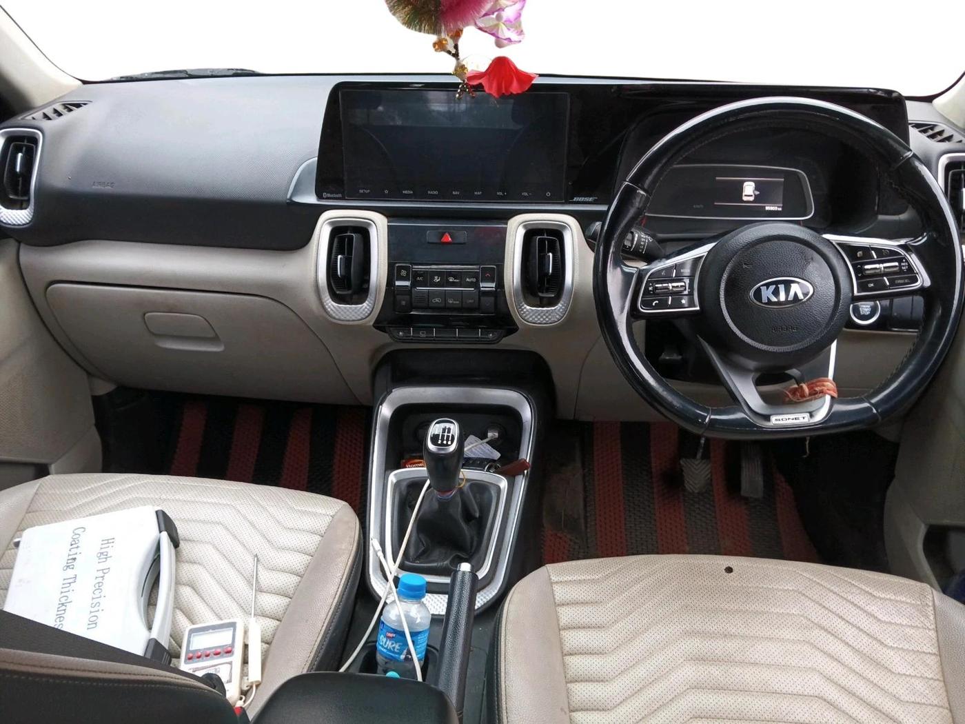 2020 KIA SONET HTX PLUS 1.0 IMT, Petrol, Manual, 95,903 km, interior