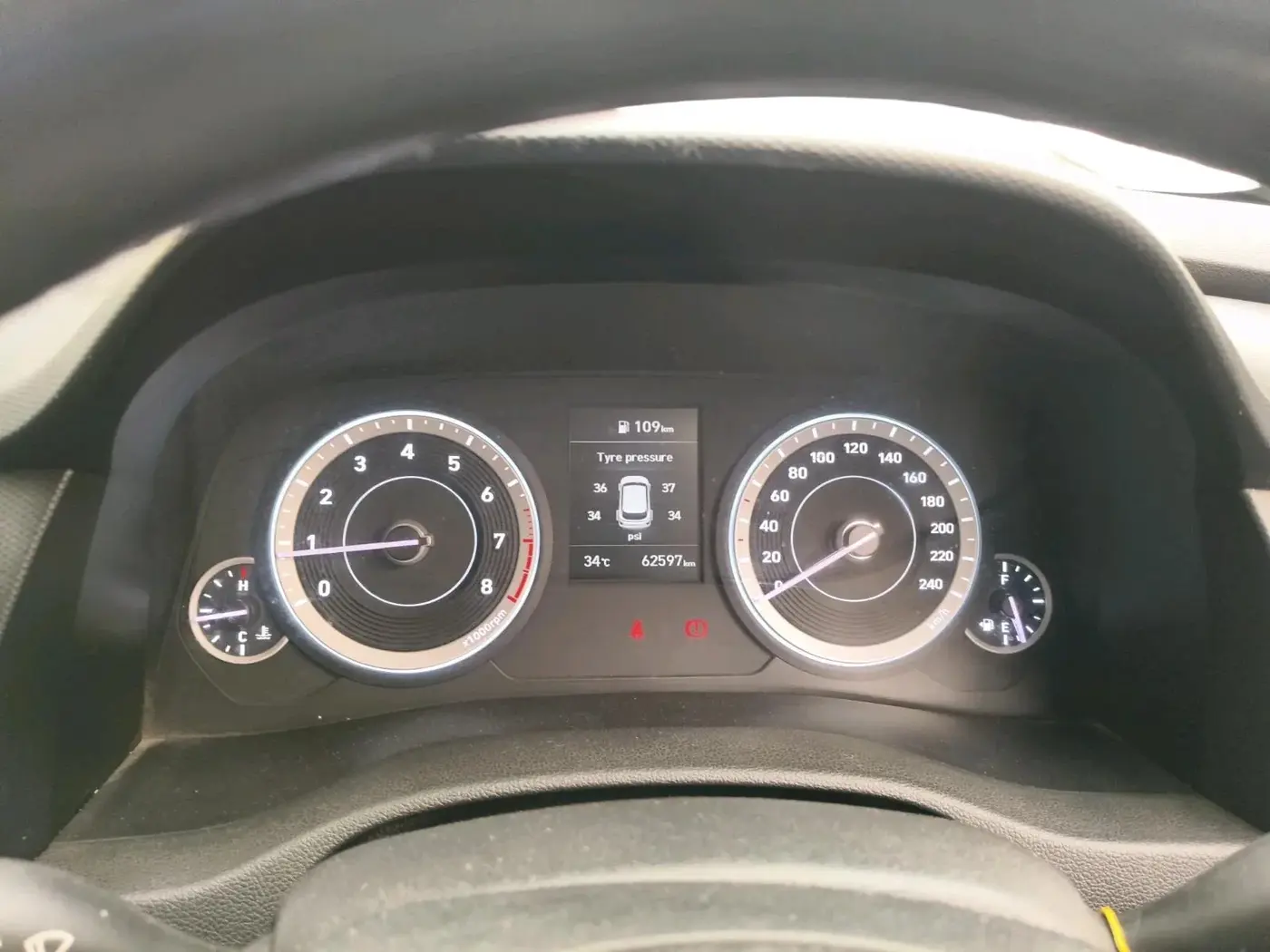 2022 Hyundai Creta S PLUS KNIGHT 1.5 PETROL, Petrol, Manual, 62,597 km, interior