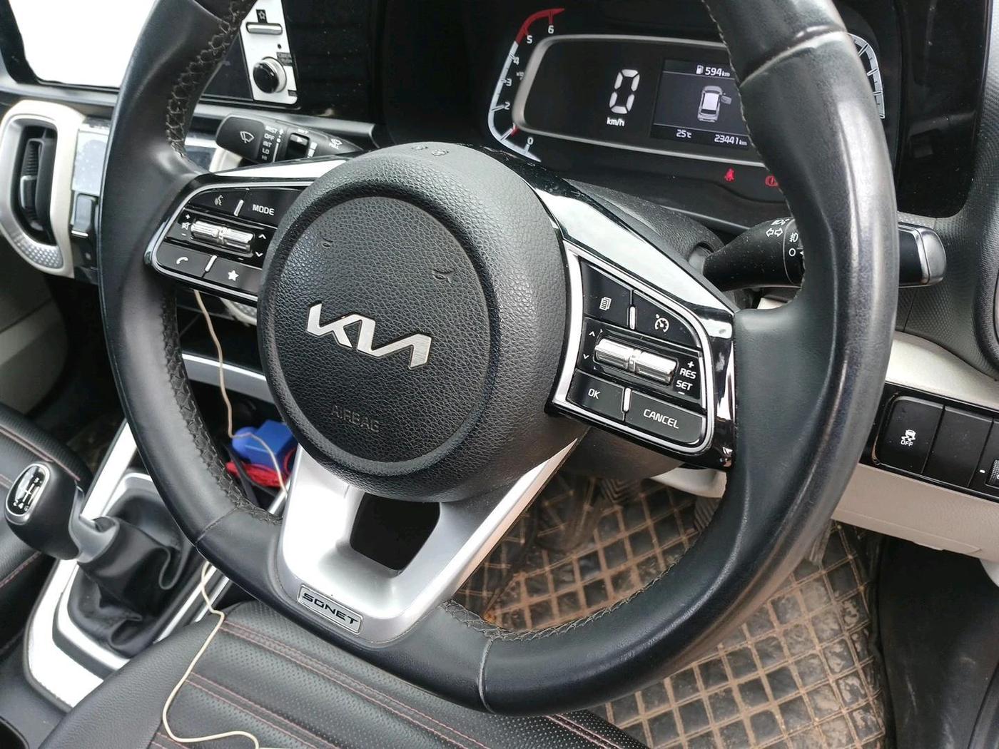 2021 KIA SONET HTX 1.5, Diesel, Manual, 23,441 km, interior