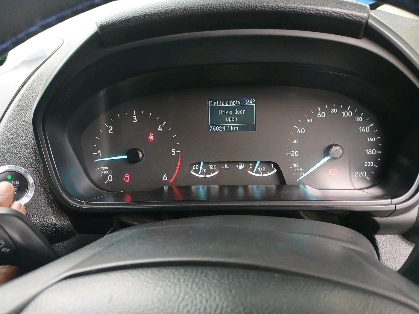 2018 Ford Ecosport TITANIUM 1.5L DIESEL, Diesel, Manual, 76,024 km, interior