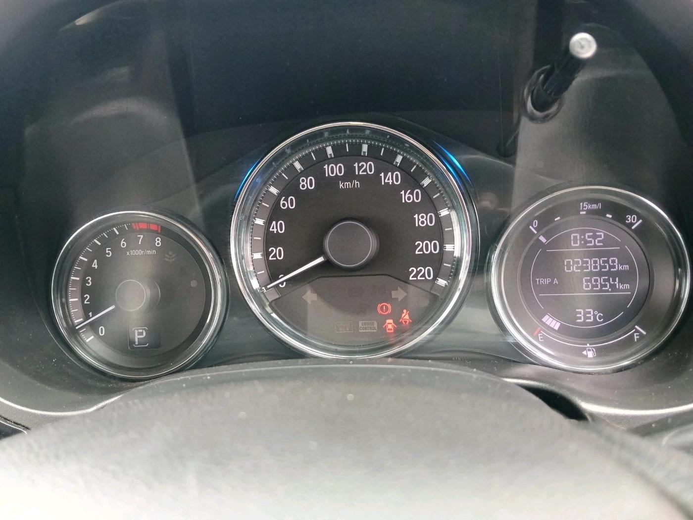2019 Honda City 1.5L I-VTEC ZX CVT, Petrol, Automatic, 23,859 km, interior