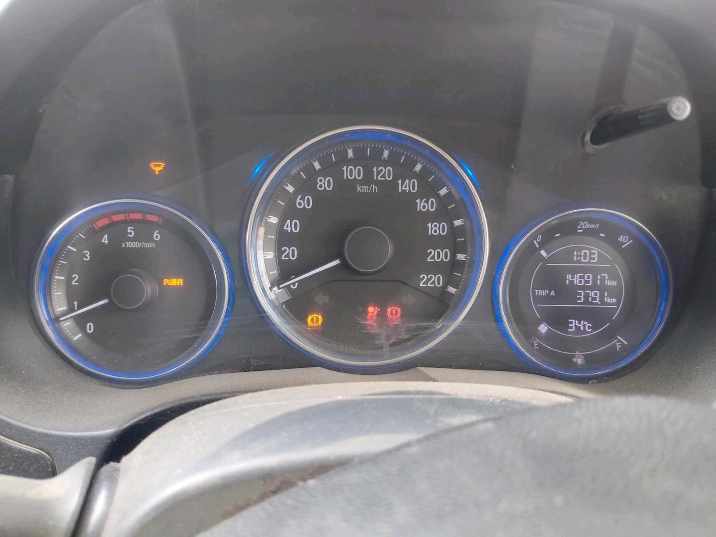 2015 Honda City 1.5L I-DTEC SV, Diesel, Manual, 1,46,917 km, interior