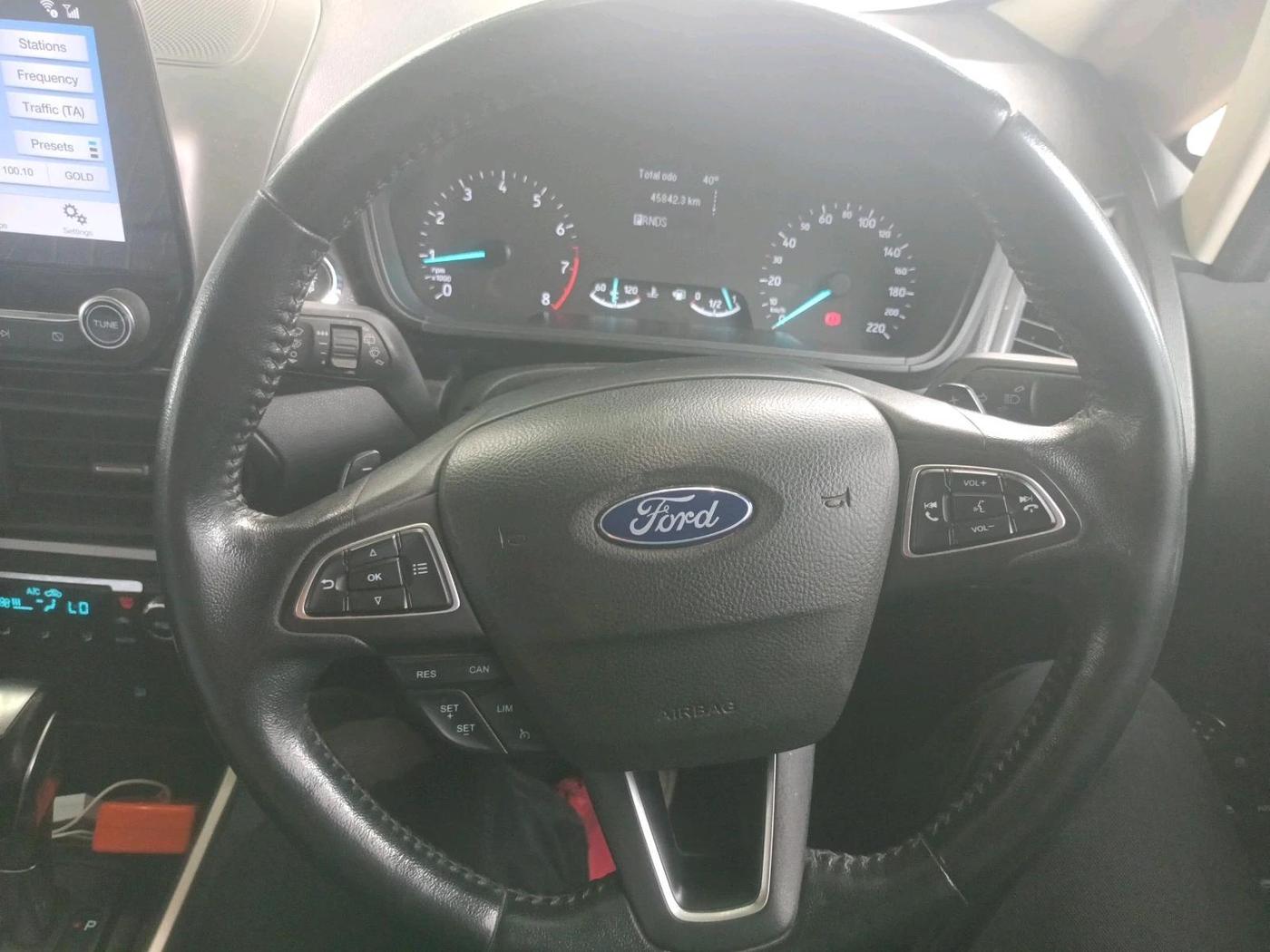 2018 Ford Ecosport TITANIUM + 1.5L PETROL AT, Petrol, Automatic, 45,842 km, interior