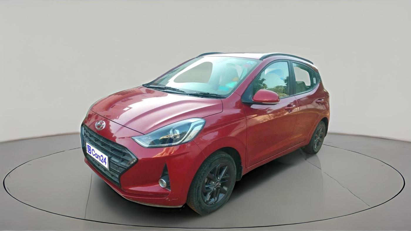 2021 Hyundai GRAND I10 NIOS SPORTZ AMT 1.2 KAPPA VTVT, Petrol, Automatic, 28,478 km, exterior