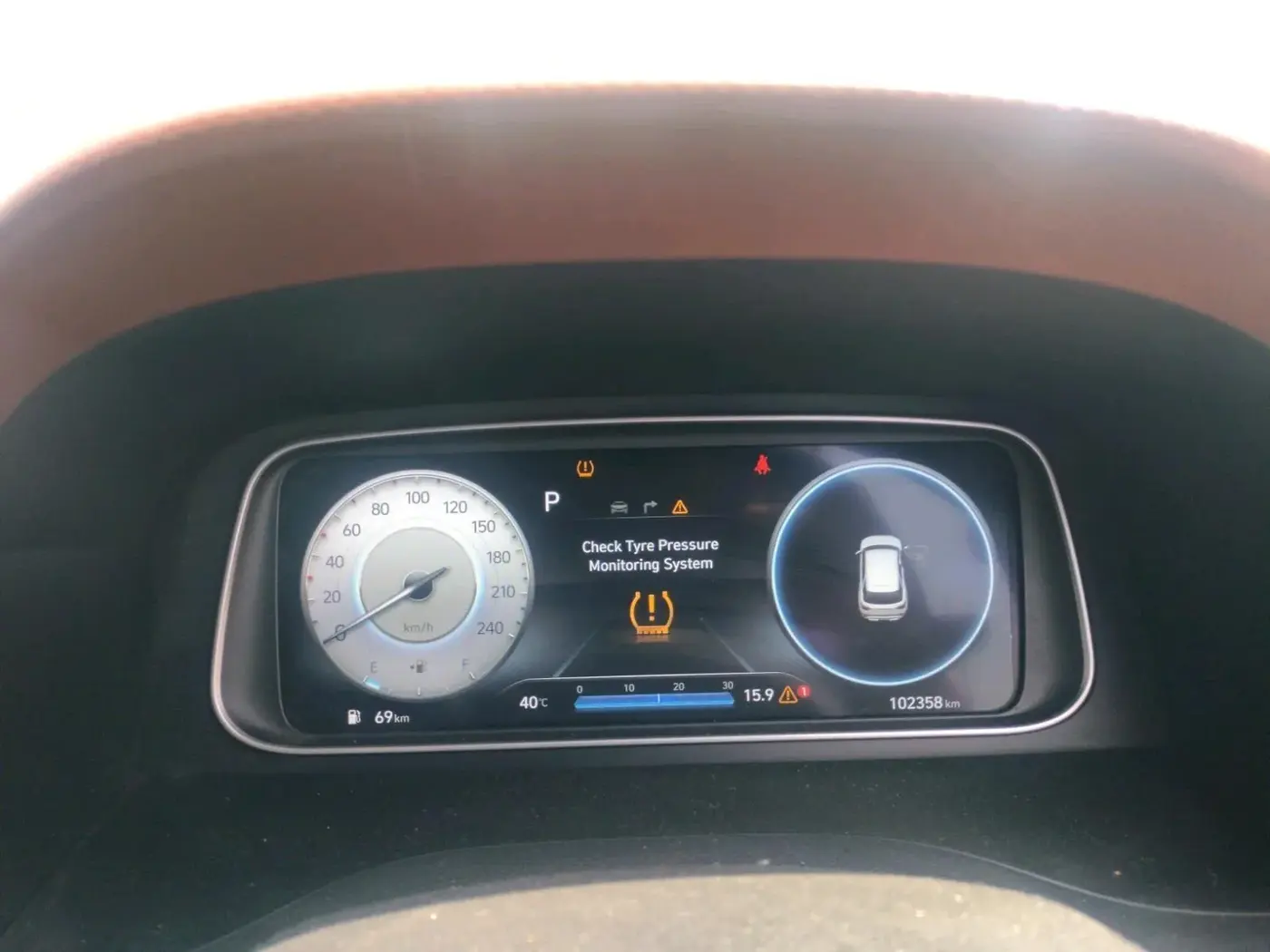 2021 Hyundai ALCAZAR PLATINUM(O) 6STR 1.5 AT, Diesel, Automatic, 1,02,358 km, interior