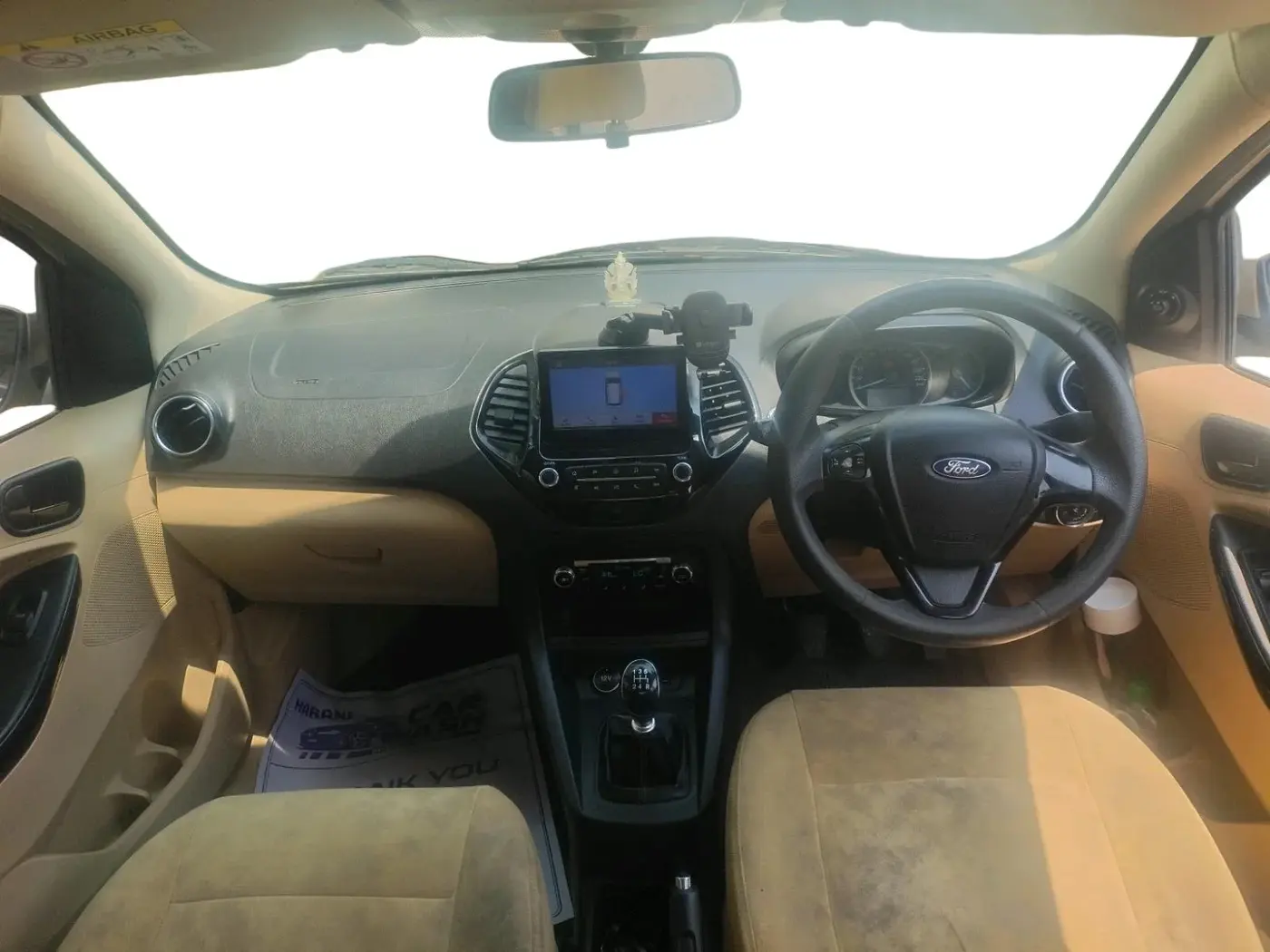 2018 Ford Figo Aspire TITANIUM1.5 DIESEL, Diesel, Manual, 1,21,621 km, interior