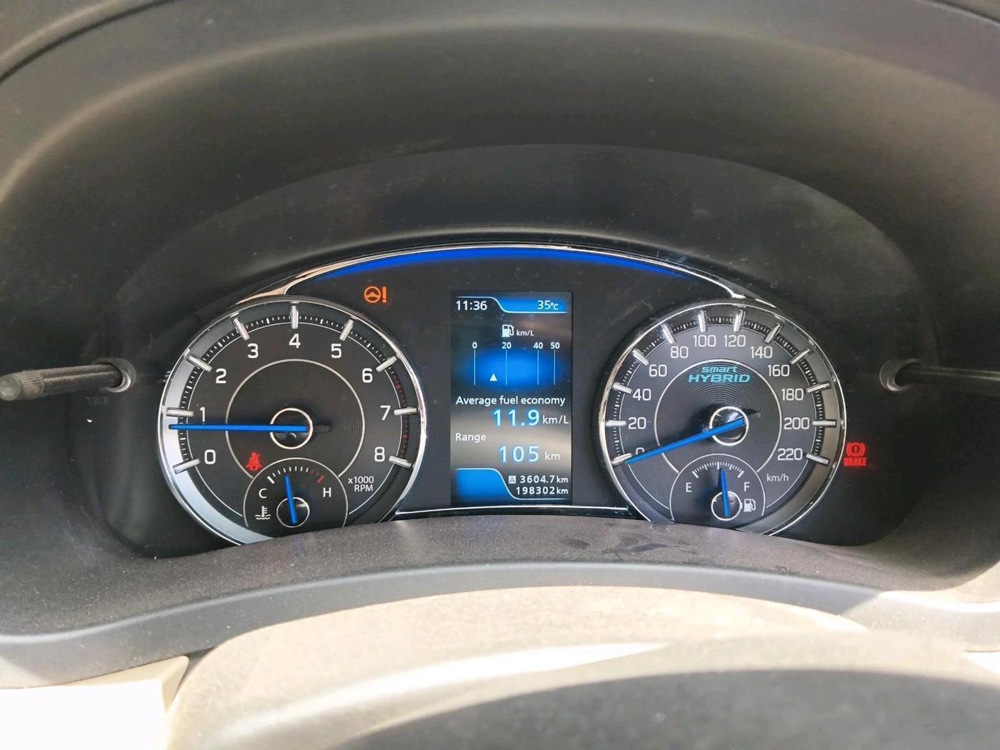 2020 Maruti Ciaz ALPHA 1.5 SHVS PETROL, Petrol, Manual, 1,98,302 km, interior