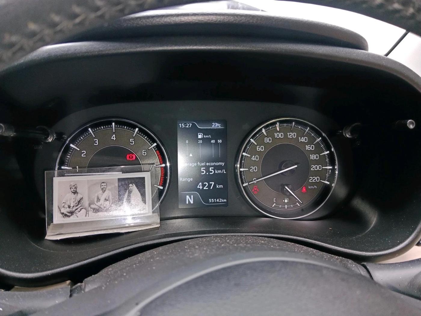 2023 Toyota Glanza V AMT, Petrol, Automatic, 55,142 km, interior