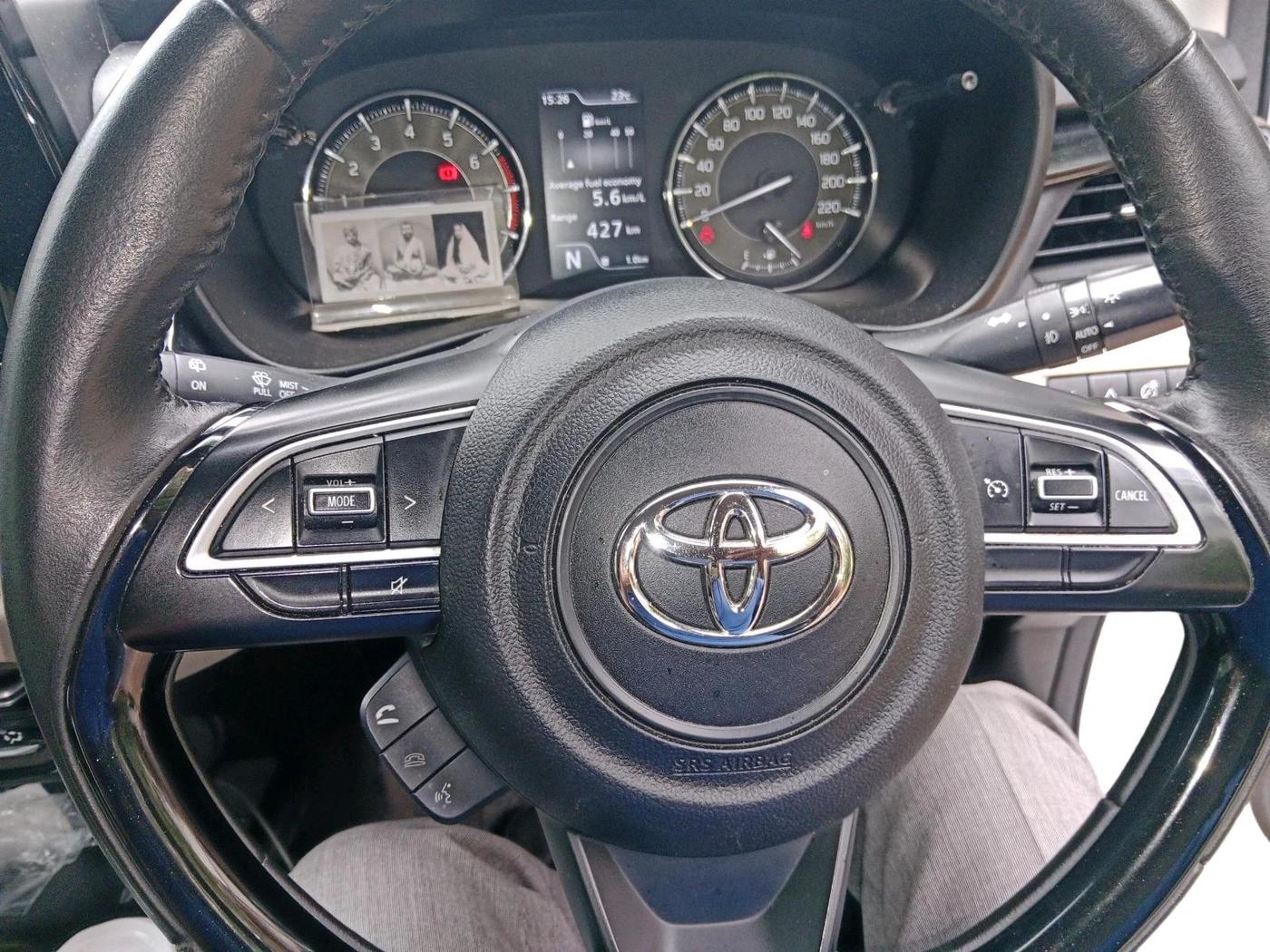 2023 Toyota Glanza V AMT, Petrol, Automatic, 55,142 km, interior