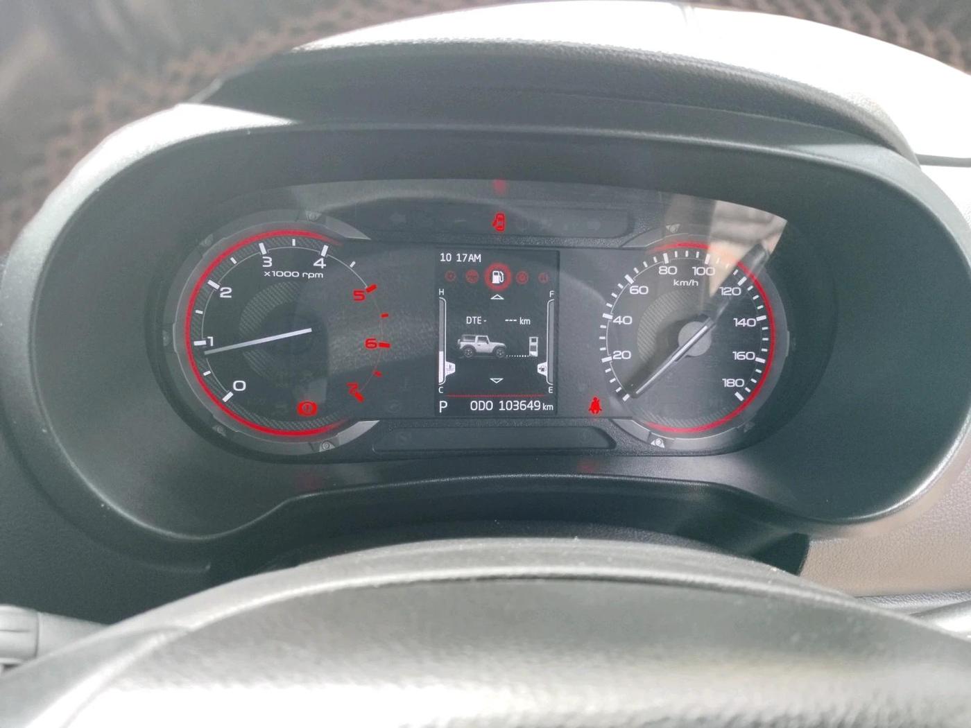 2022 Mahindra Thar LX D AT 4WD HT, Diesel, Automatic, 1,03,649 km, interior