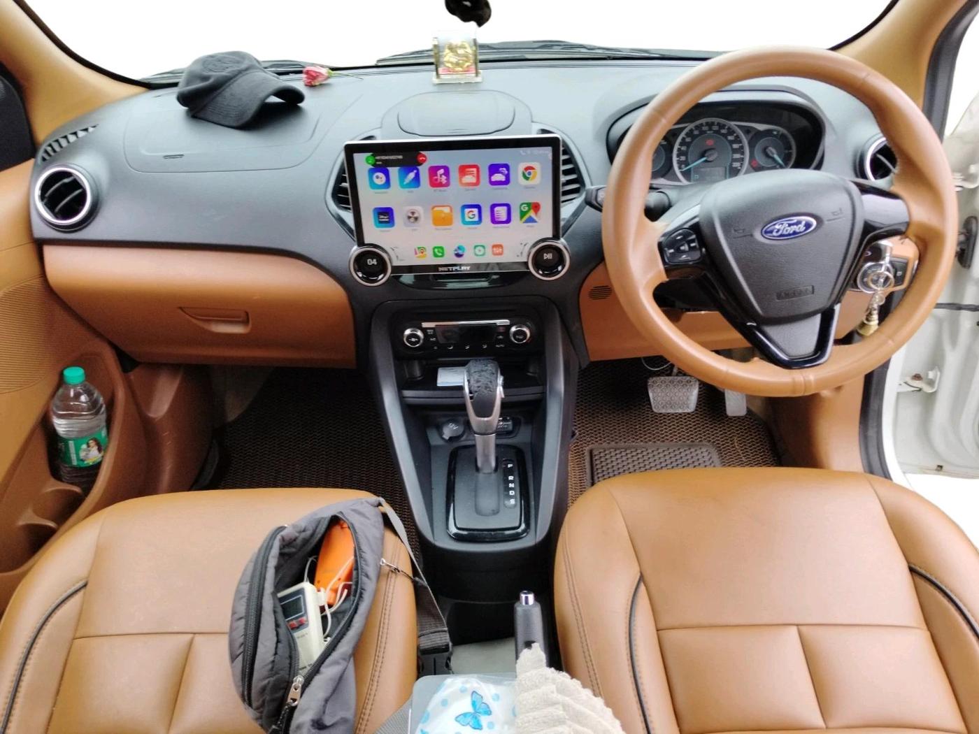 2017 Ford Figo Aspire TITANIUM 1.5 PETROL AT, CNG, Automatic, 70,139 km, interior