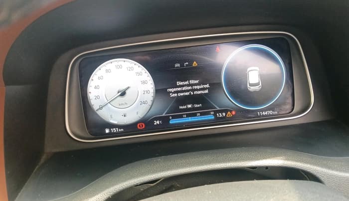 2022 Hyundai ALCAZAR PLATINUM 1.5 MT 7STR, Diesel, Manual, 1,14,470 km, interior