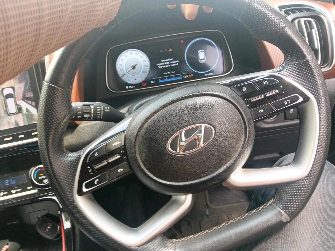 2022 Hyundai ALCAZAR PLATINUM 1.5 MT 7STR, Diesel, Manual, 1,14,470 km, interior