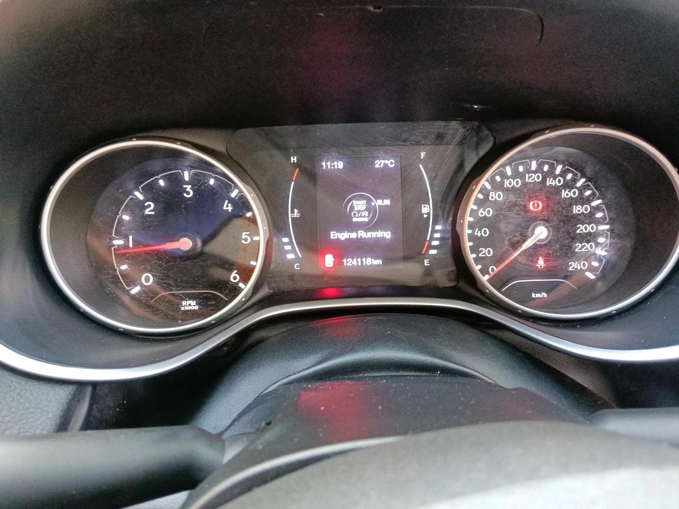 2017 Jeep Compass LONGITUDE (O) 2.0 DIESEL, Diesel, Manual, 1,24,118 km, interior