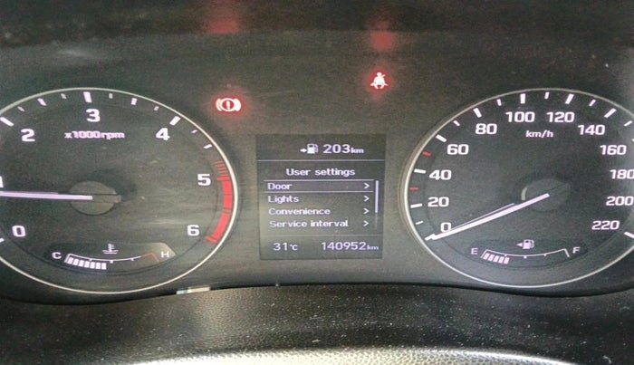 2018 Hyundai Creta SX (O) 1.6 DIESEL, Diesel, Manual, 1,40,952 km, interior