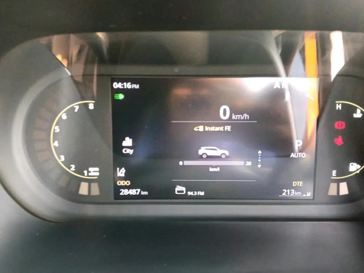2023 Tata Harrier XZA + O 2.0L RED DARK EDITION 5 STR, Diesel, Automatic, 28,487 km, interior