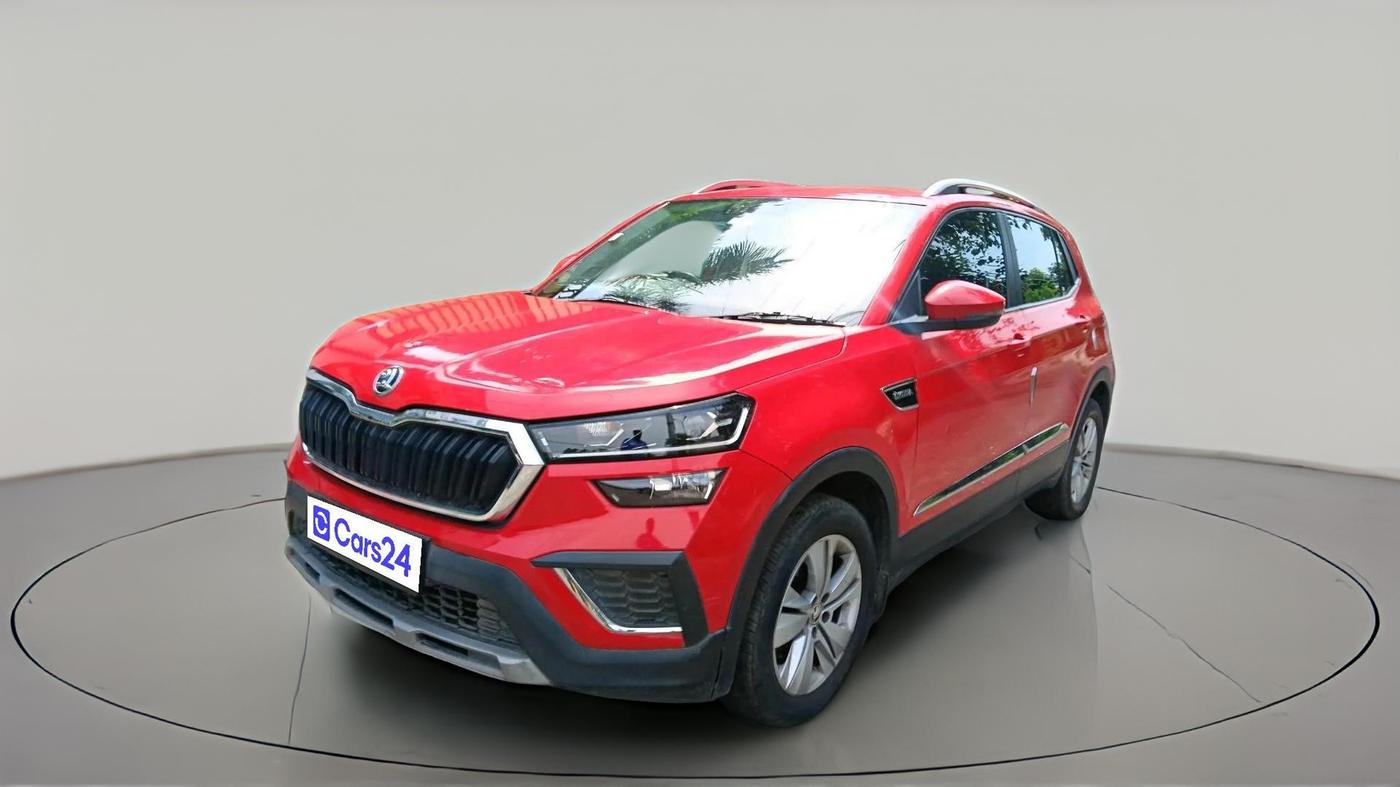 2022 Skoda KUSHAQ AMBITION 1.0L TSI AT, Petrol, Automatic, 80,696 km, exterior
