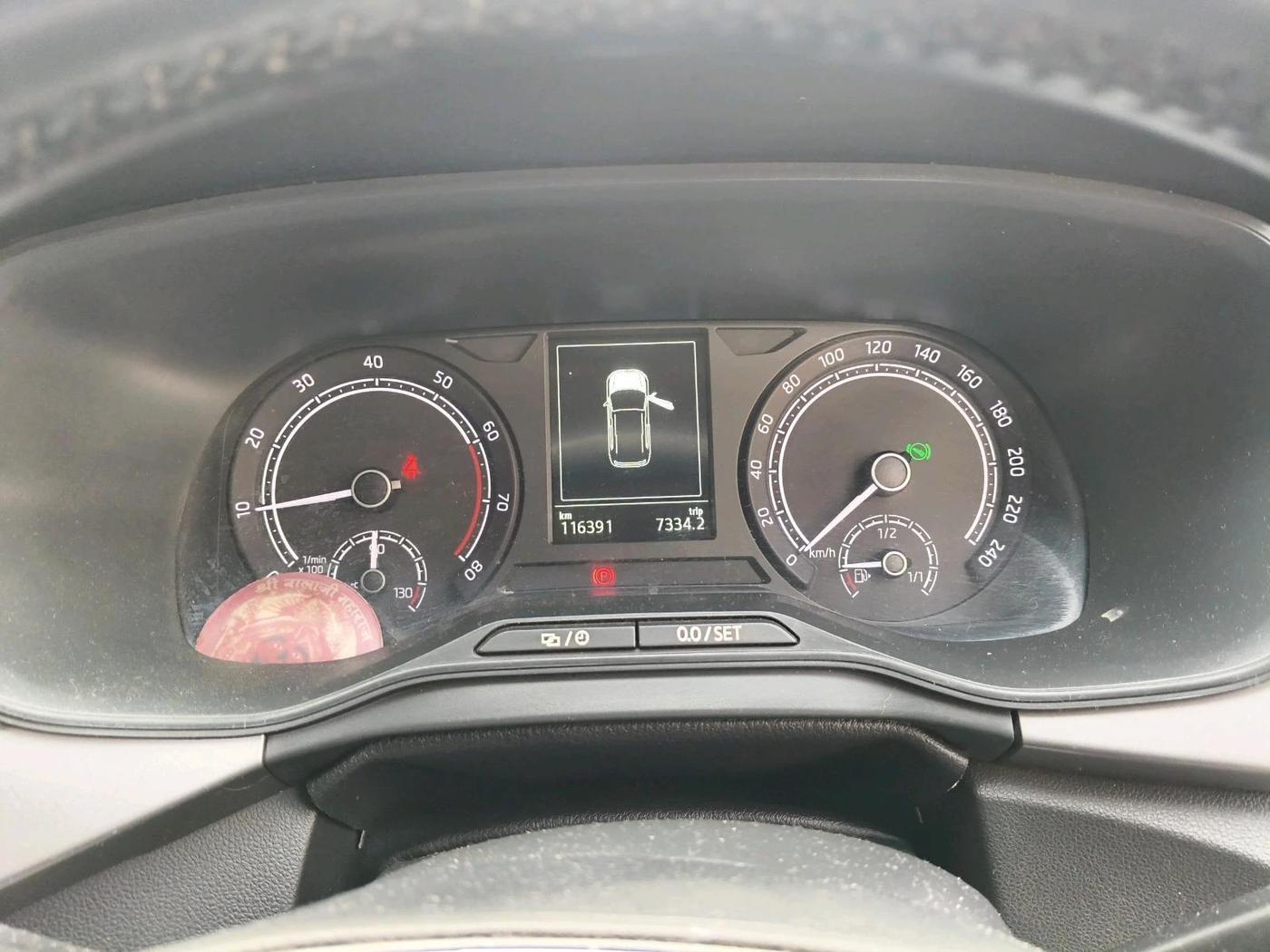 2022 Skoda KUSHAQ AMBITION 1.0L TSI AT, Petrol, Automatic, 1,16,391 km, interior