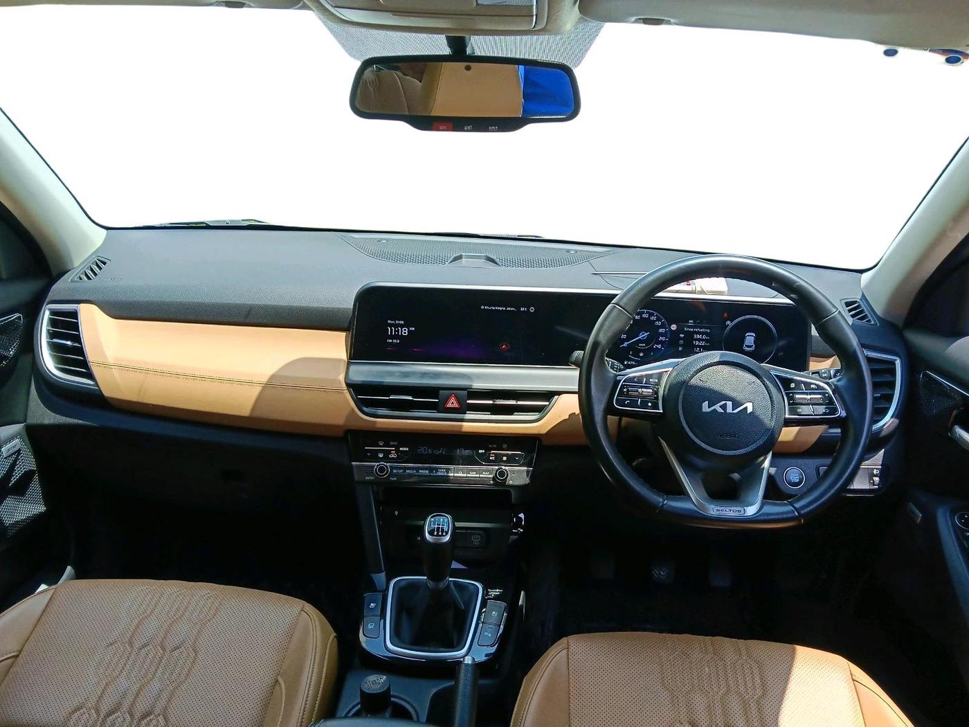 2024 KIA SELTOS HTX Plus 1.5 Diesel MT, Diesel, Manual, 26,878 km, interior