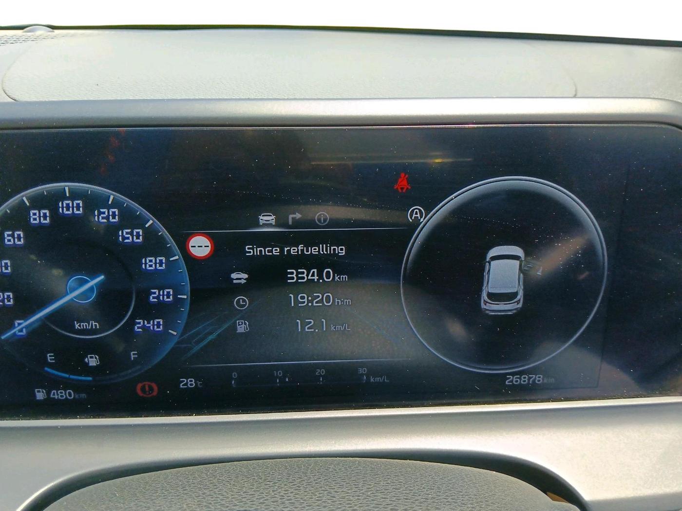 2024 KIA SELTOS HTX Plus 1.5 Diesel MT, Diesel, Manual, 26,878 km, interior