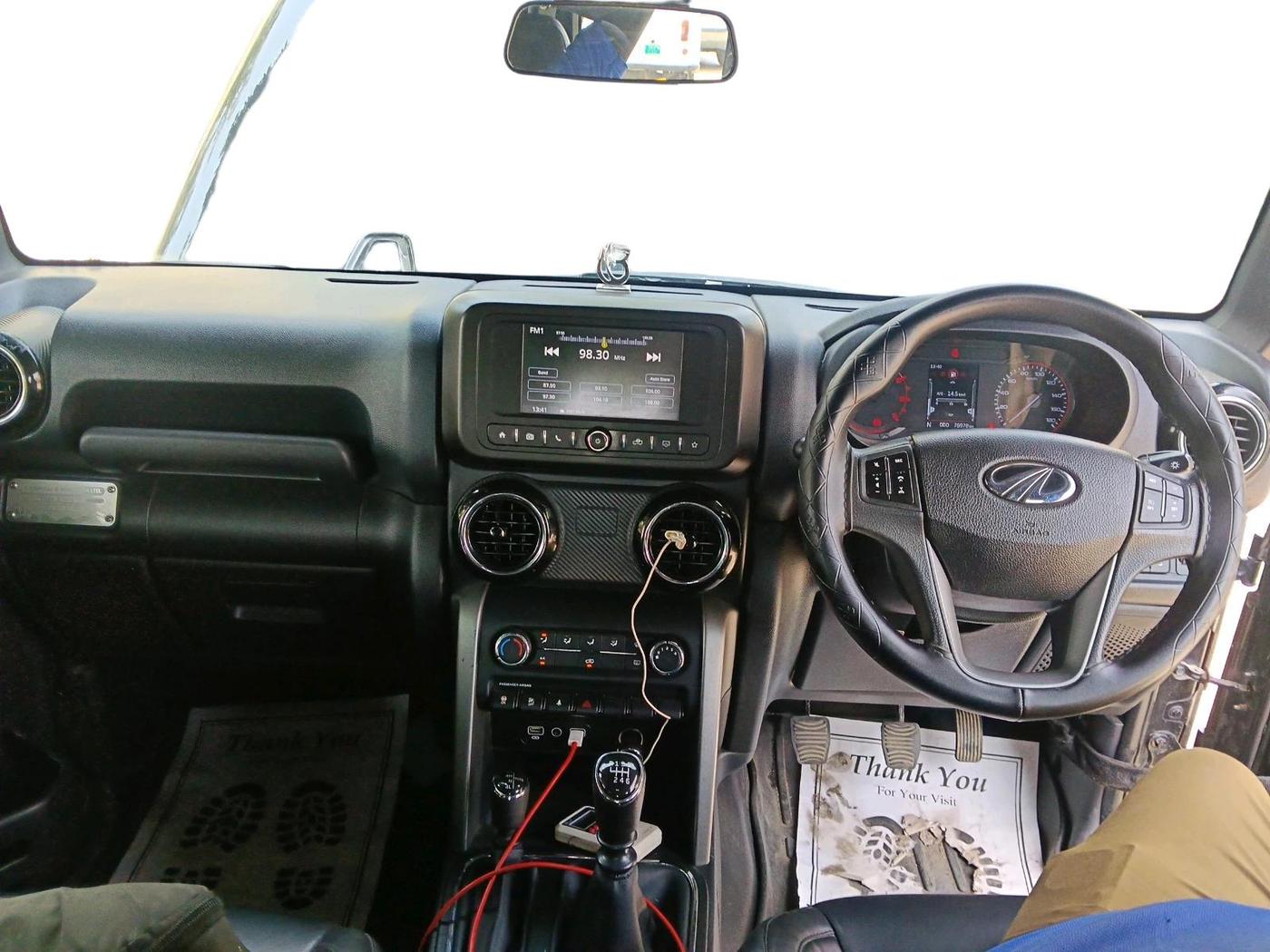 2021 Mahindra Thar LX HARD TOP 4WD MT, Diesel, Manual, 76,978 km, interior