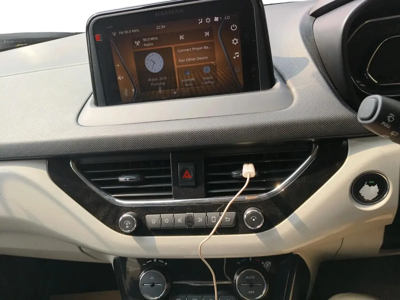 2020 Tata NEXON XZA PLUS (O) PETROL, Petrol, Automatic, 58,367 km, interior