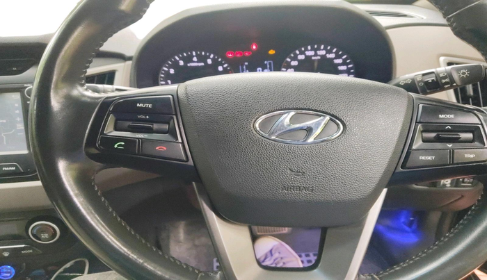 2016 Hyundai Creta SX PLUS AT 1.6 PETROL, CNG, Automatic, 99,525 km, interior